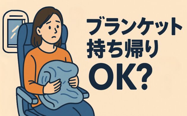 ブランケット持ち帰りOK？