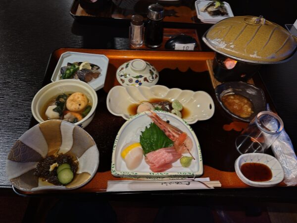 松林閣の夕食