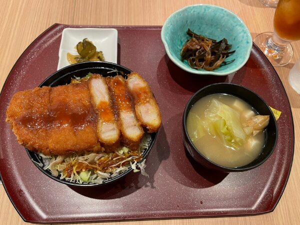 福島名物甘いたれのソースかつ丼
