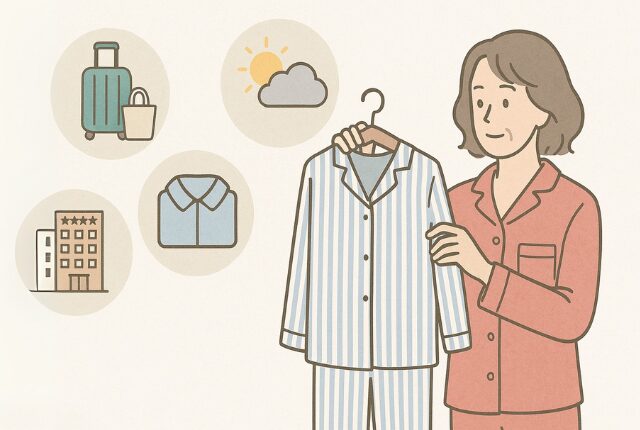 40代50代女性の旅行用パジャマおすすめを選ぶときのポイント