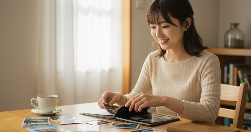 思い出の整理で気持ちを前向きに