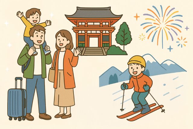 年末年始に子連れで楽しめる国内旅行の穴場プラン集