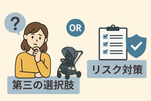 旅行にベビーカーを持っていくか迷う時の対策