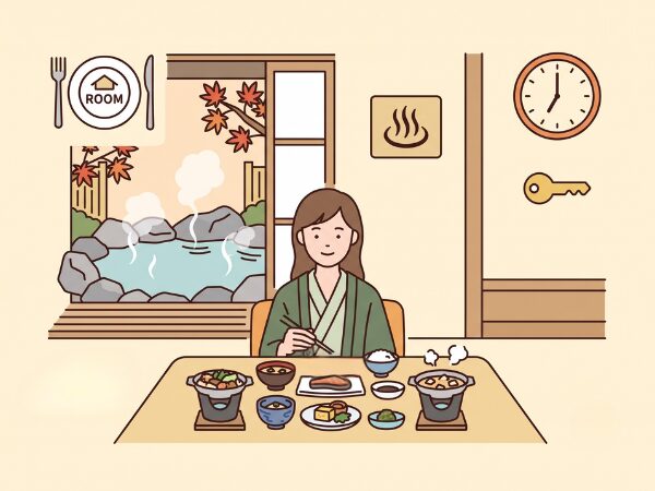 温泉宿は食事形式まで確認する