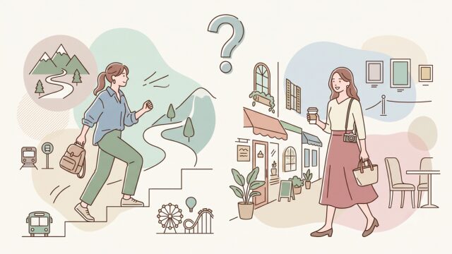 旅行はスカートとパンツどっちが快適？服選びのポイント